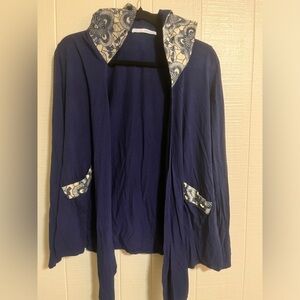 Seven blooms wrap sweater